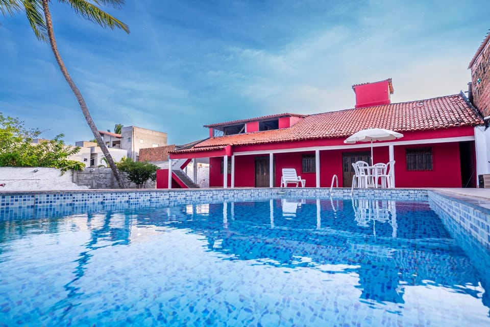 Pool view, Swimming pool, sunbed