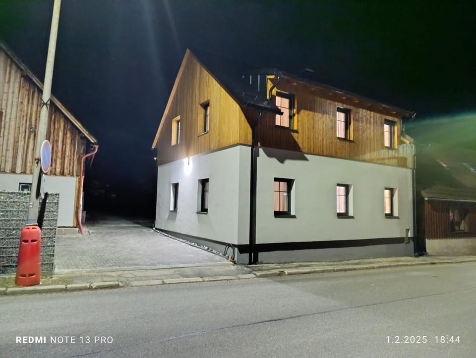 Property building, Night, Street view
