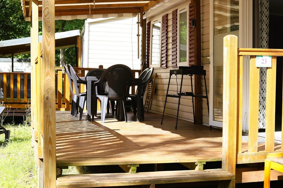 Patio, Day, BBQ facilities, Dining area