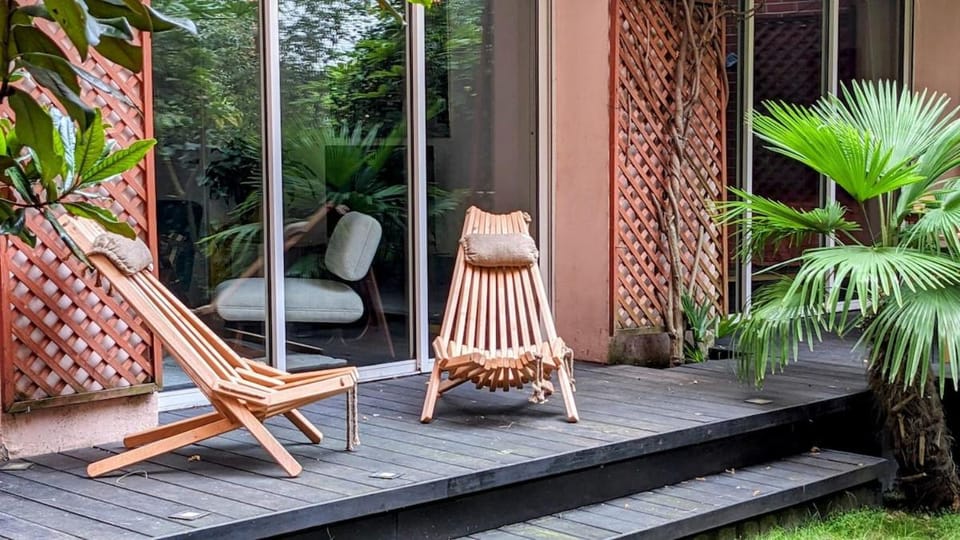 Patio, Garden, sunbed