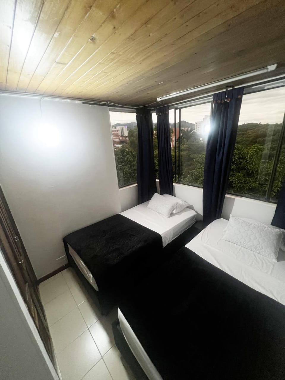 Bed, Photo of the whole room, Bedroom, Garden view