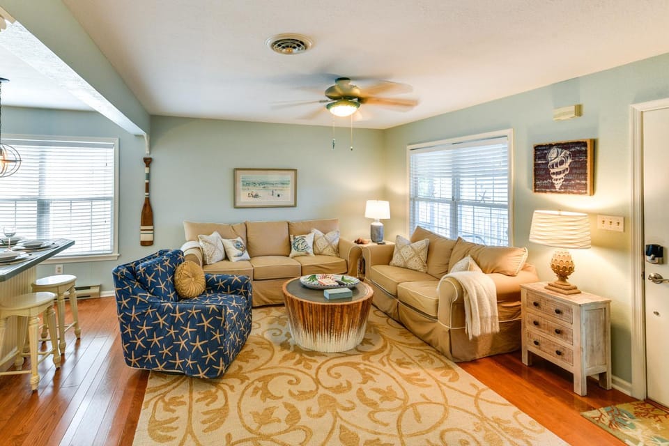 2 Mi to Boardwalk: Home w/ Deck in Bethany Beach! House in Sussex County