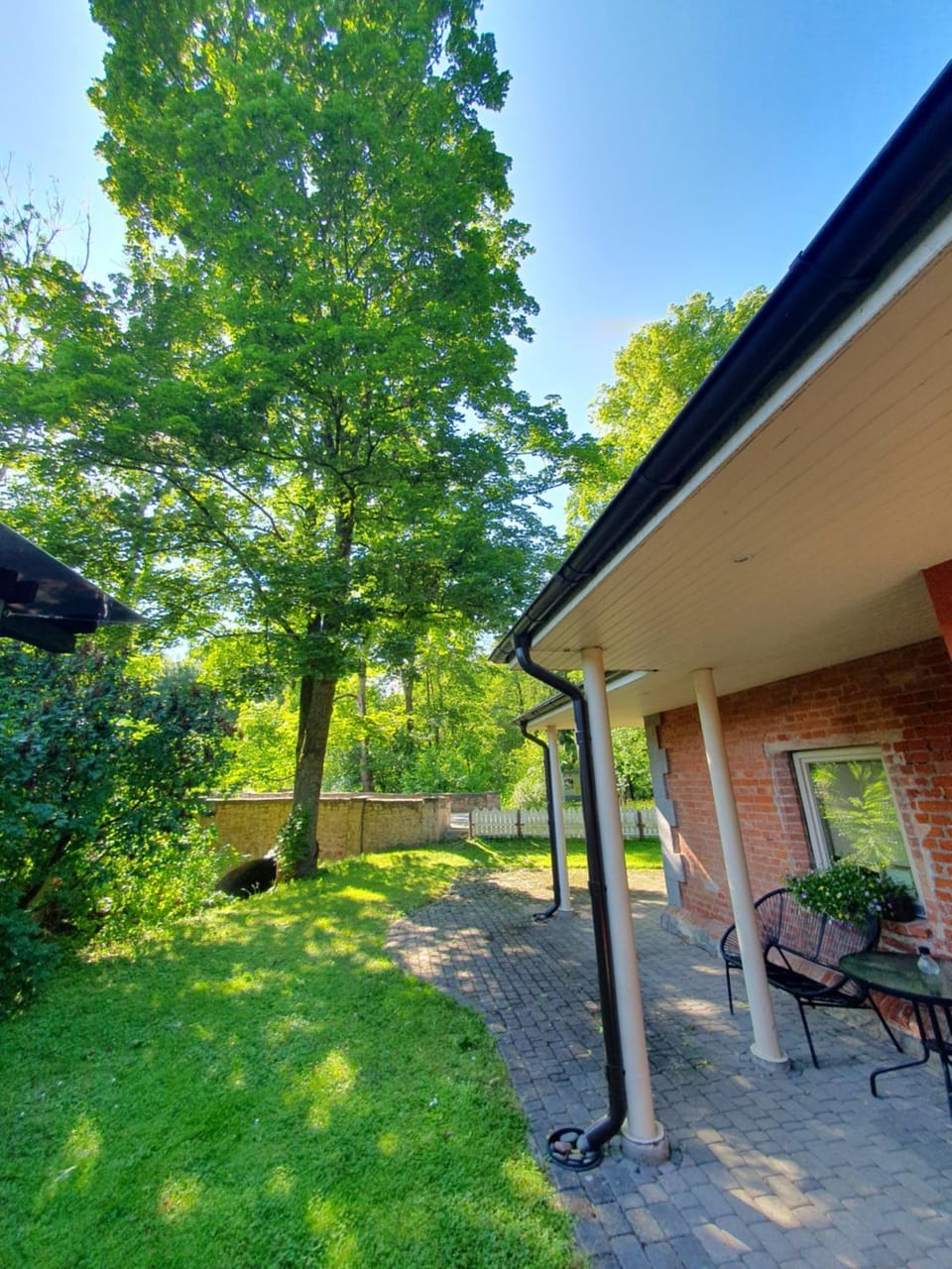 Property building, Patio