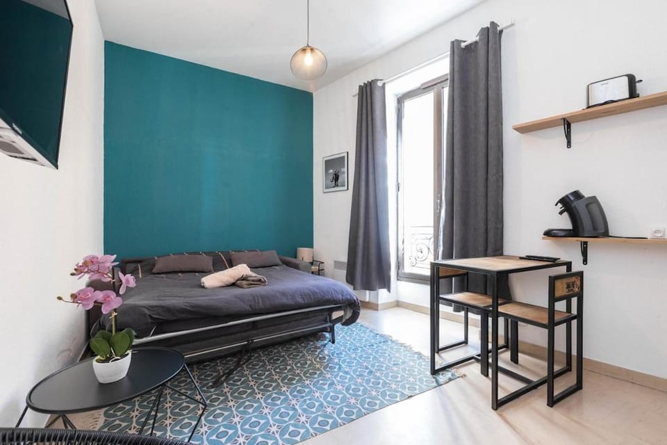 Superbe studio Nice hyper centre immeuble standing Apartment in Nice