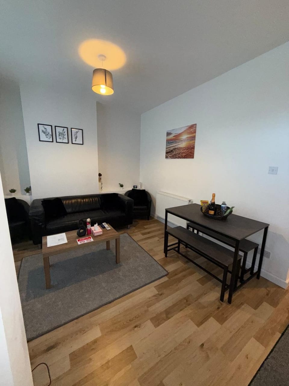 Living room, Seating area, Dining area