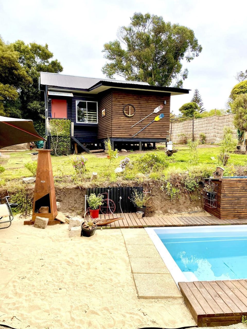 Property building, Garden view