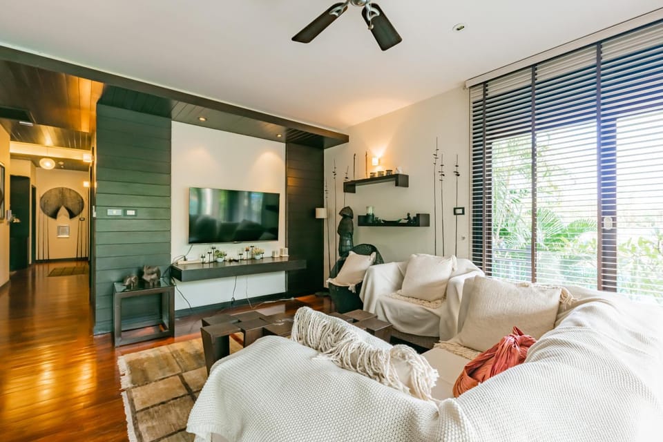 Le Blanc - 3BR Beachfront HOME in Laguna & Layan Beach next KORA Resort Apartment in Choeng Thale