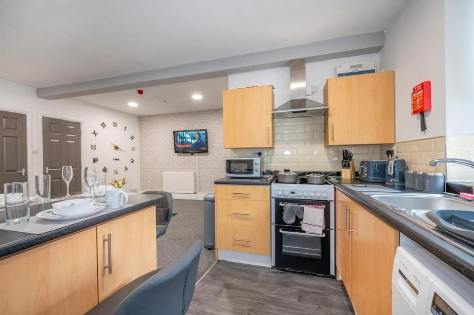 -F9GH- for your most relaxed, Cosy stay, Parking Apartment in Leeds