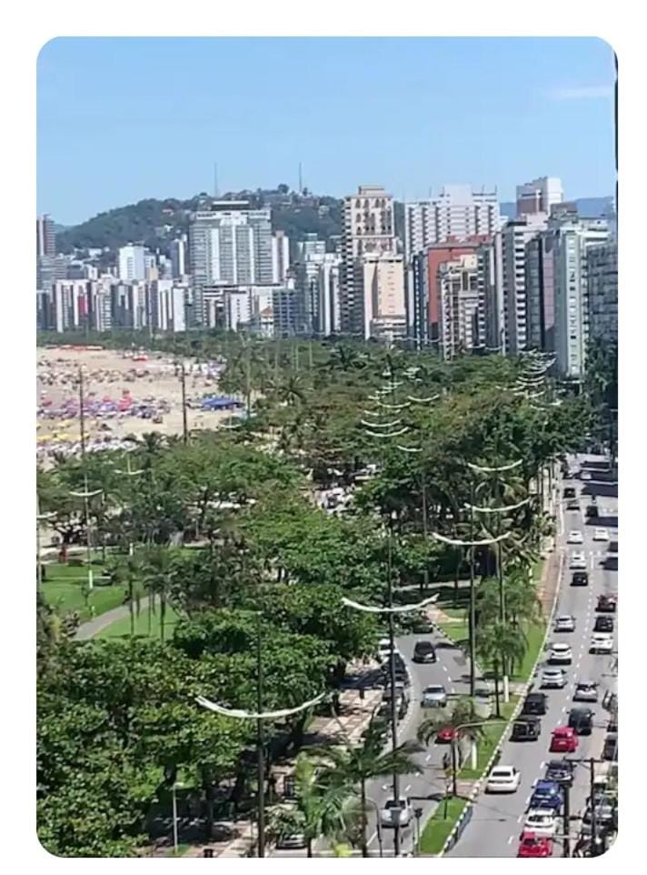 Apartamento na frente para praia Apartment in Santos