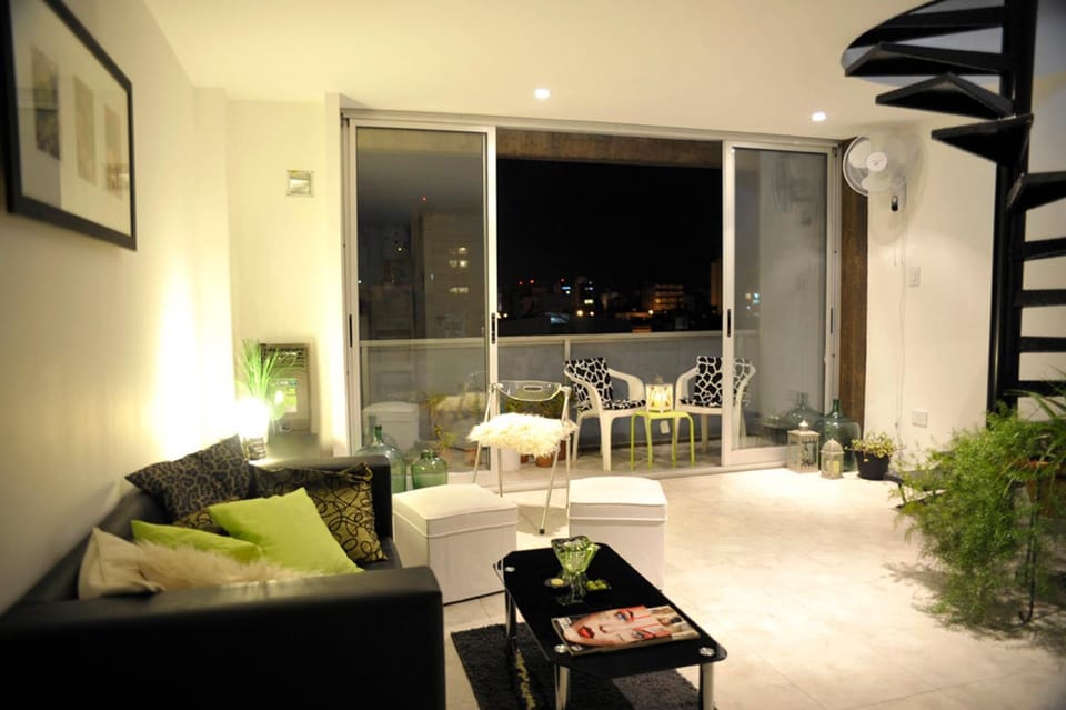 Property building, Balcony/Terrace, Living room, Dining area
