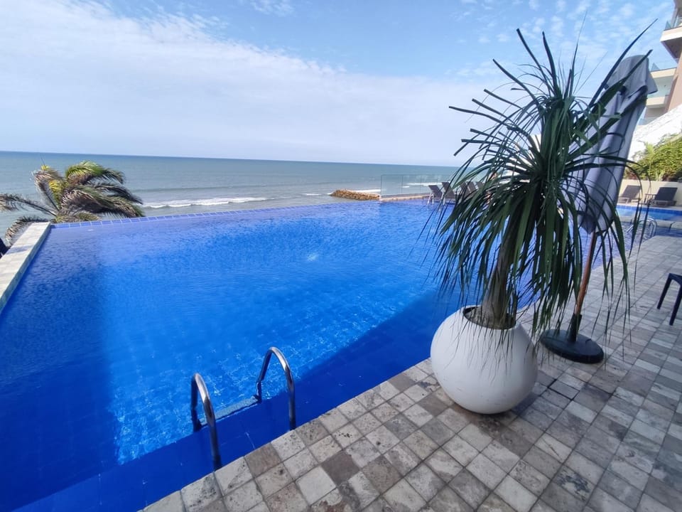 Natural landscape, Pool view, Sea view, Swimming pool
