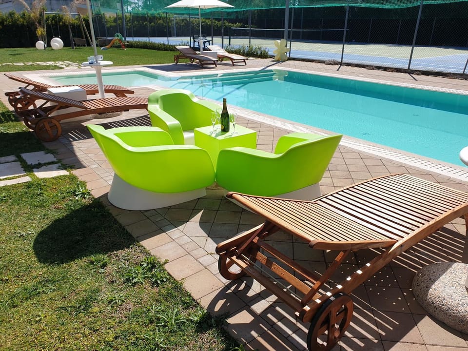 Garden, Tennis court, Garden view, Pool view, Swimming pool