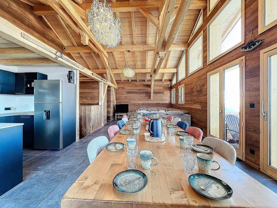 Chalet de prestige 4* proche pistes, spa, animaux admis - FR-1-267-303 Chalet in Villarembert