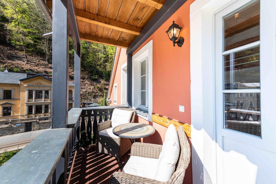 Villa Monsei - das Herzstück in Bad Schandau, top Lage, modern, mit Parkplatz! Apartment in Bad Schandau