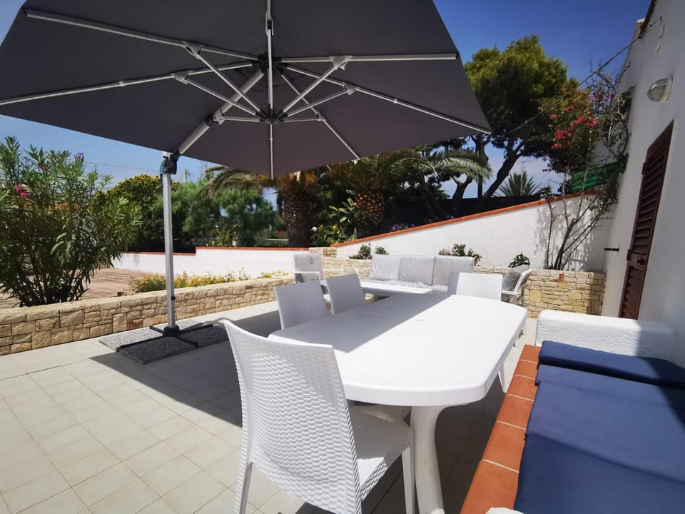 Property building, Patio