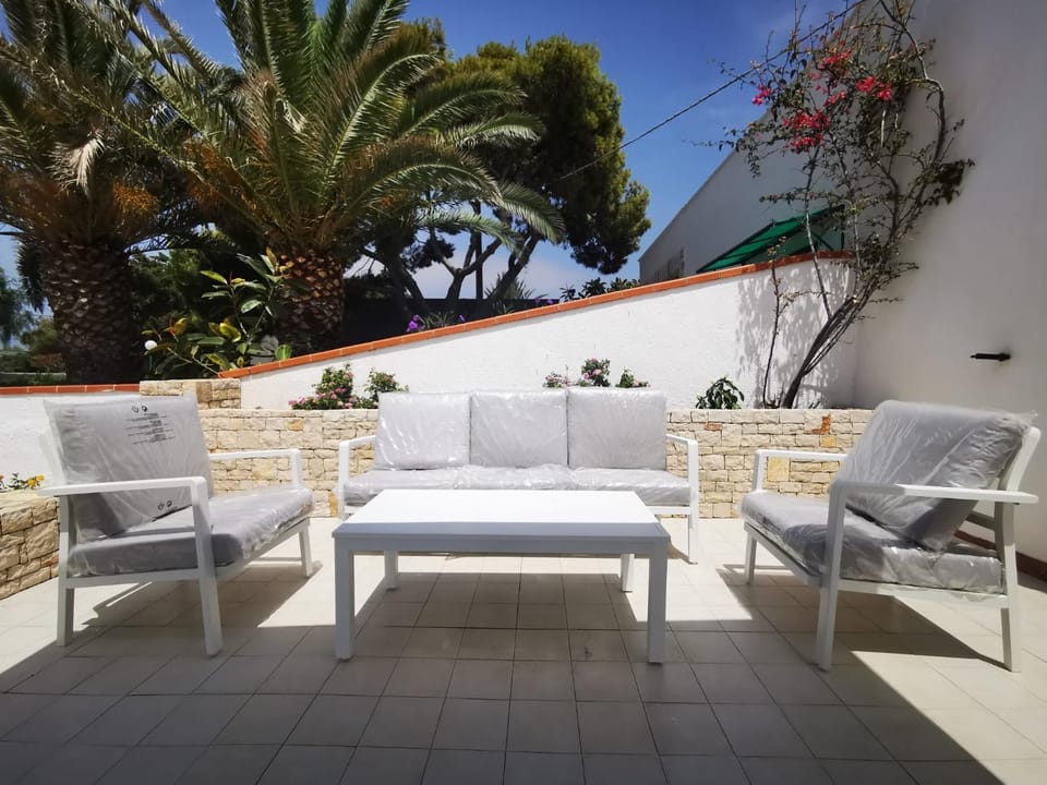 Property building, Patio
