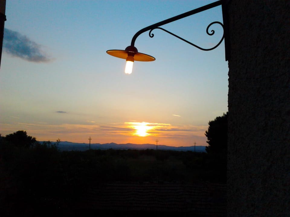 Property building, Sunset