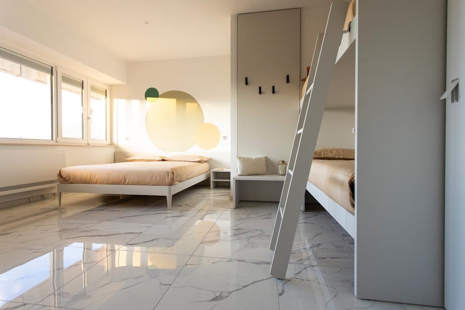 Photo of the whole room, Bedroom, bunk bed