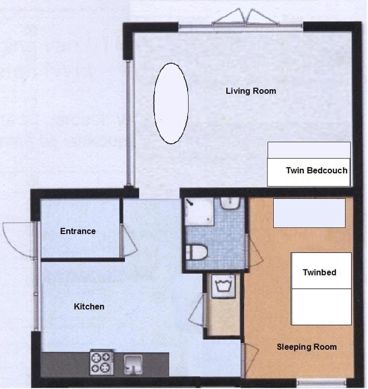 Guesthouse 70m2 with private garden and free parking Apartment in South Holland (province)