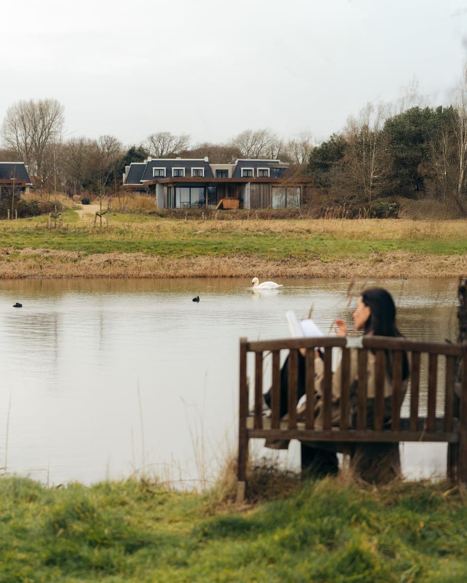 People, Natural landscape, Lake view