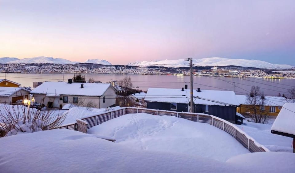 Winter, Mountain view, Sea view