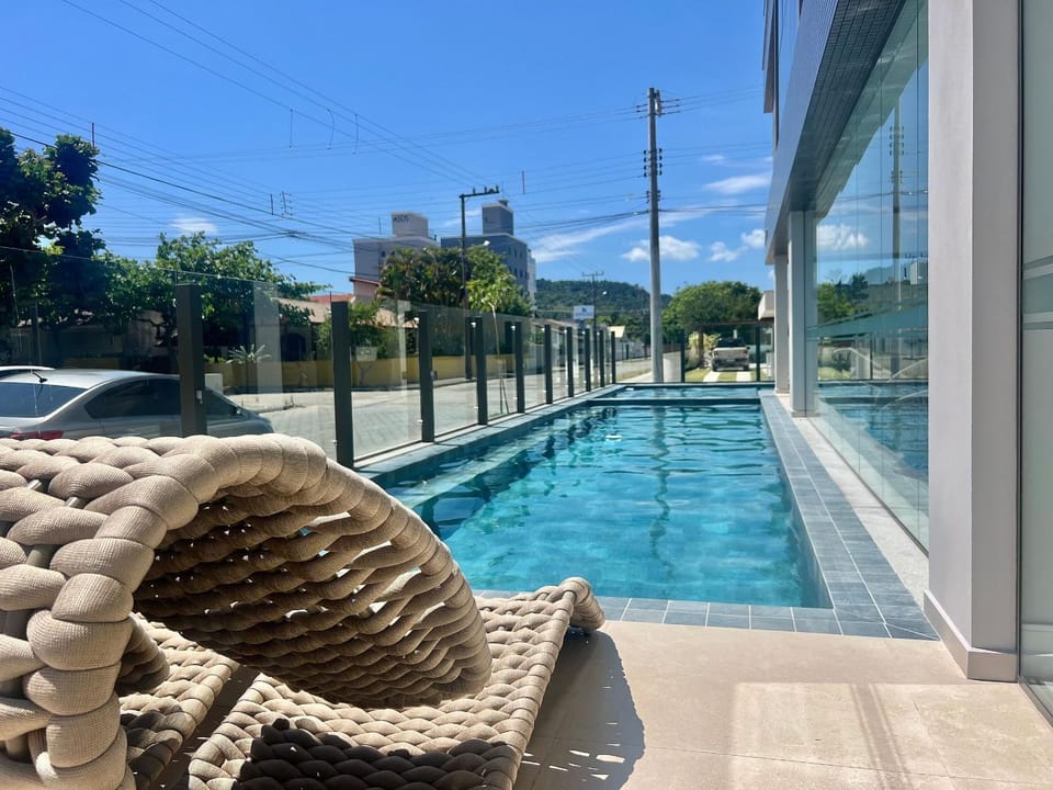 Vista MAR! Vista incrível na Praia Grande! PO03I Apartment in Florianopolis