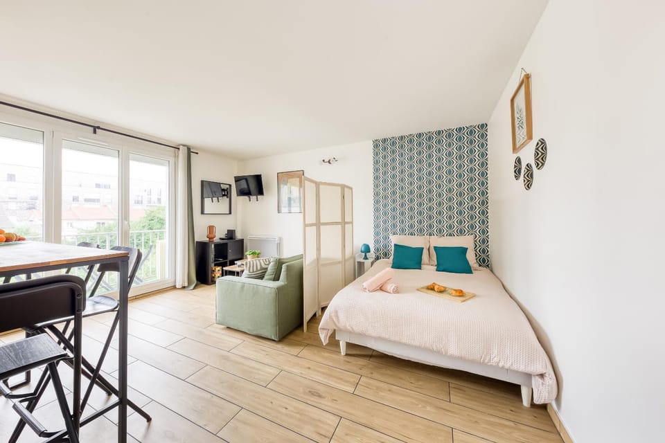 Studio meublé Métro 12 Apartment in Aubervilliers