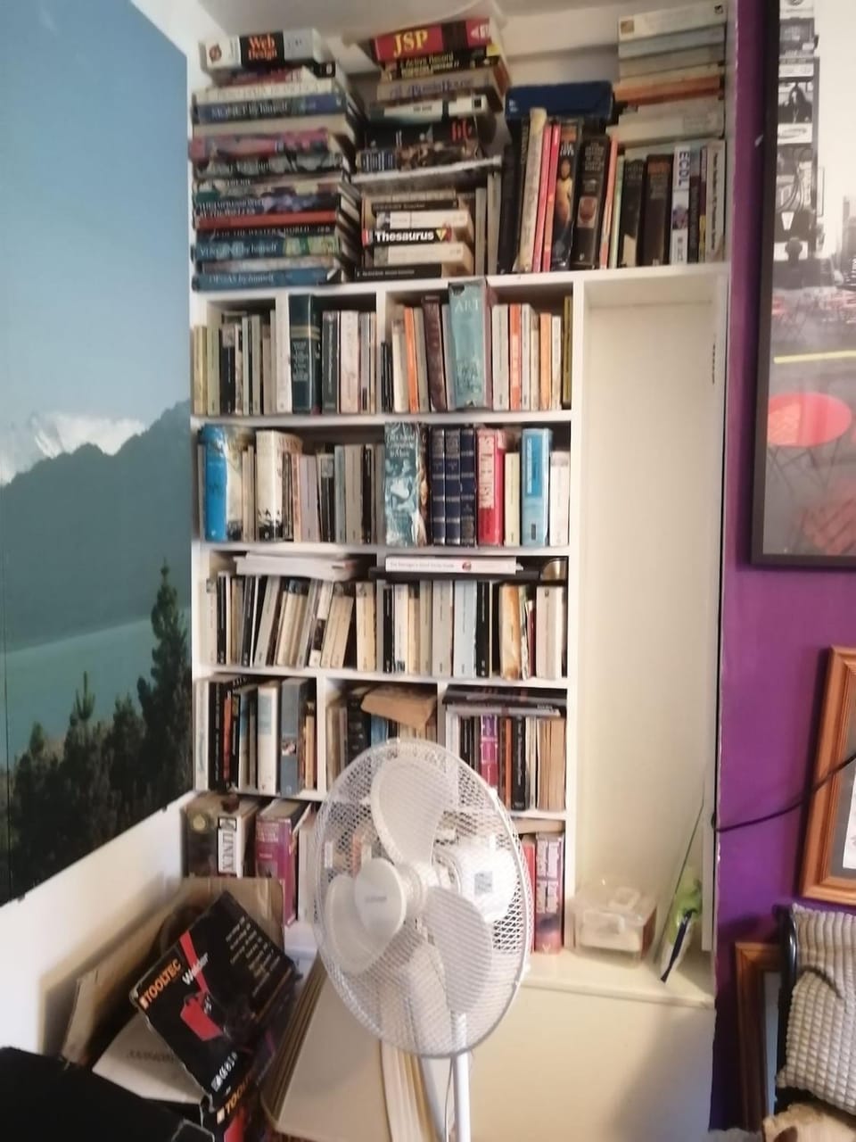 Library, Living room, Seating area