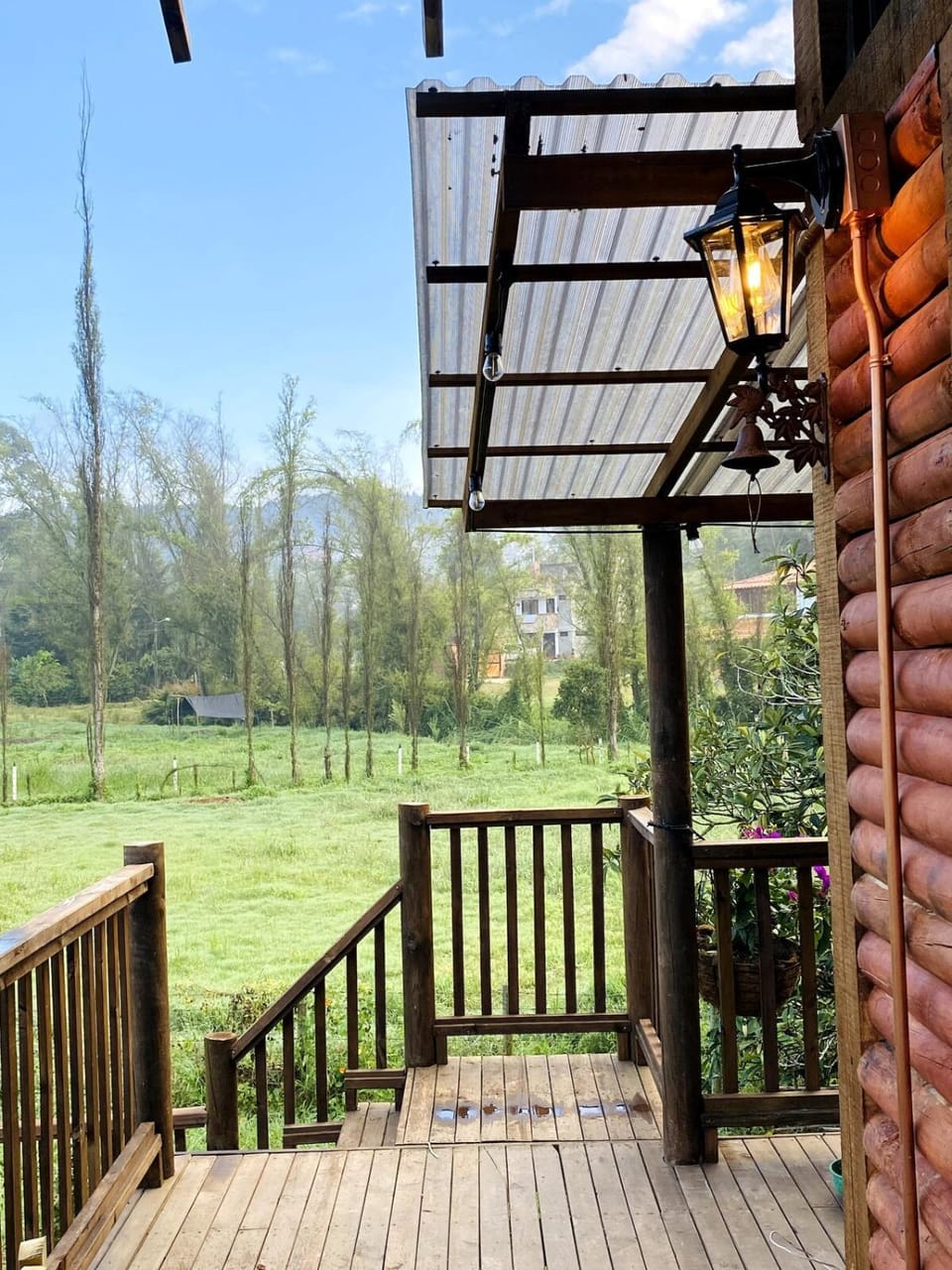 Spring, Day, Natural landscape, Garden, View (from property/room), Balcony/Terrace, Garden view