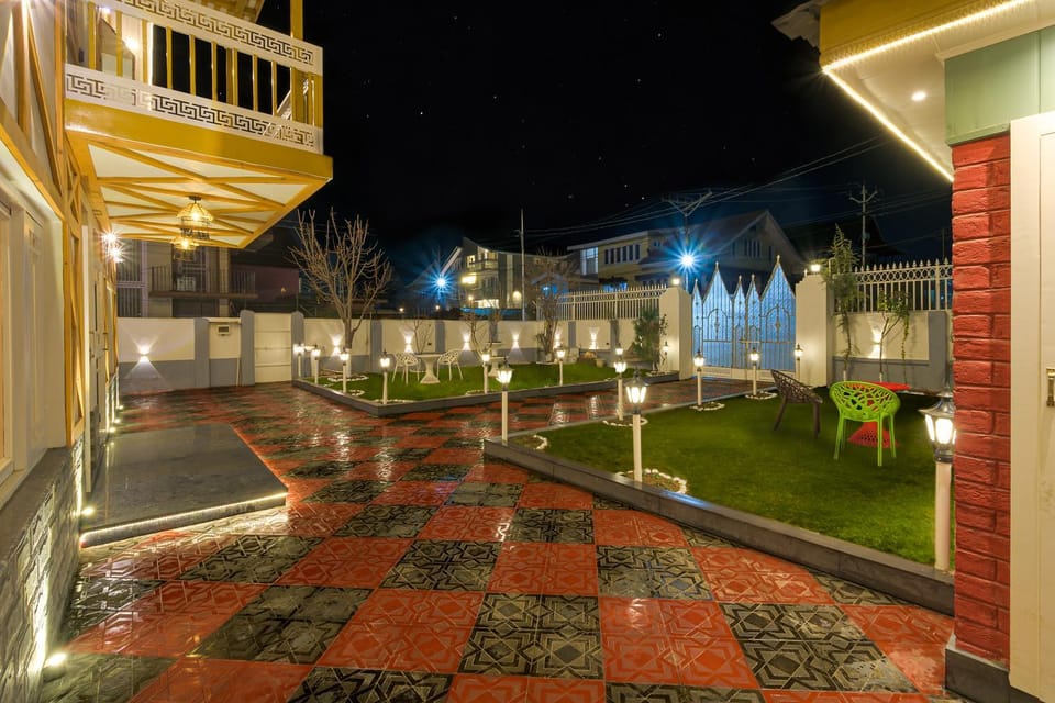 Night, Garden, Garden view