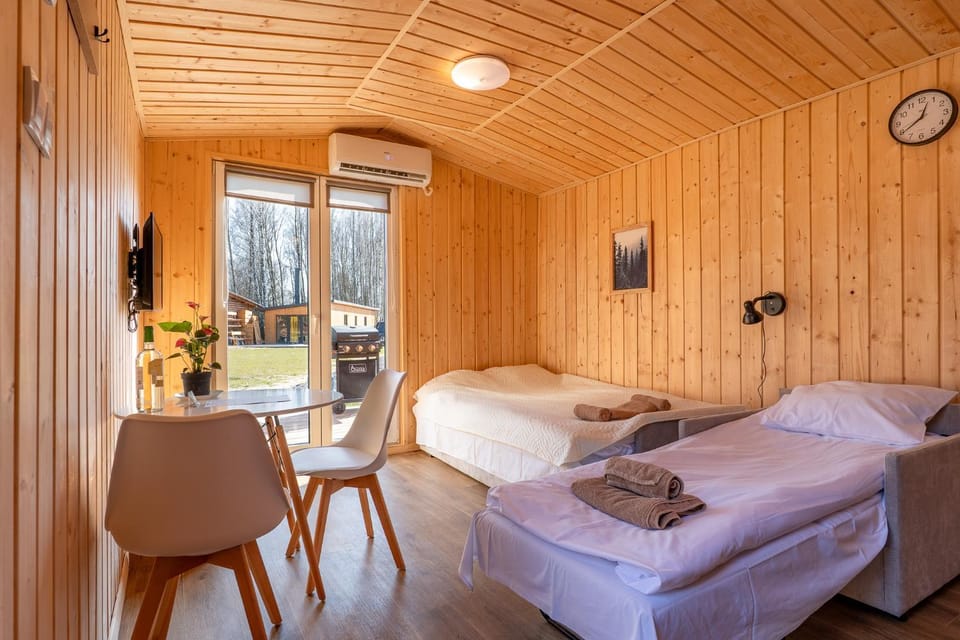 Zacisze obok Suntago Park noclegi 2 3 6 osobowe domki Apartment in Masovian Voivodeship