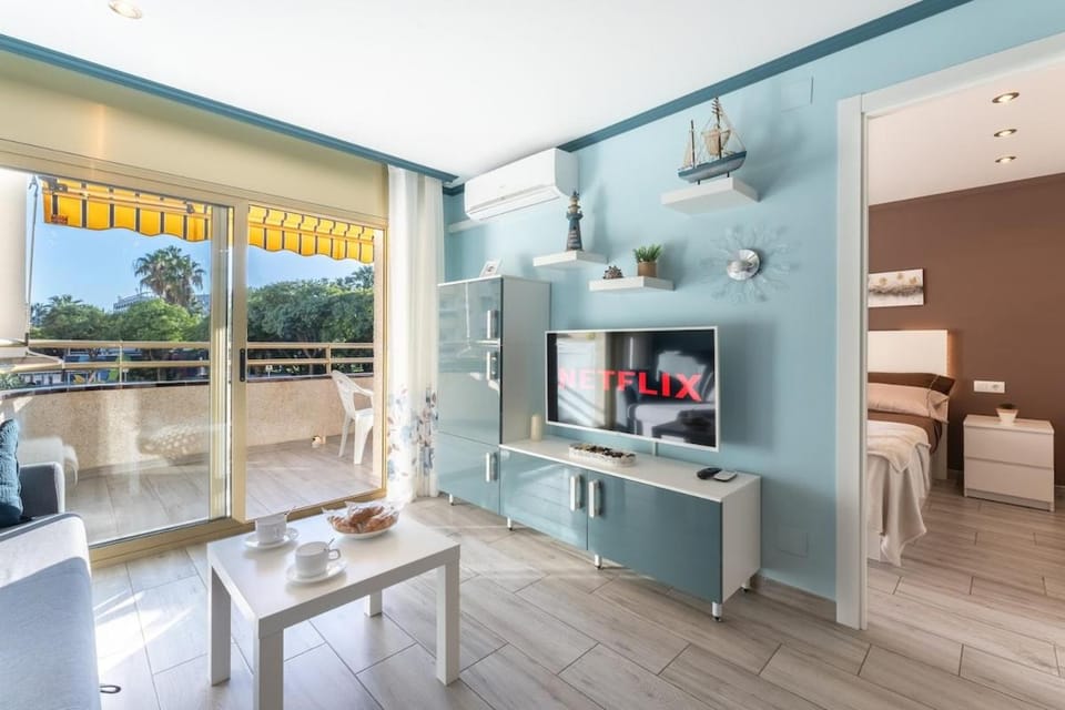Salou-PrivateParking-Pool-2bed-PortAvntura-AA-WiFi16 Apartment in Salou