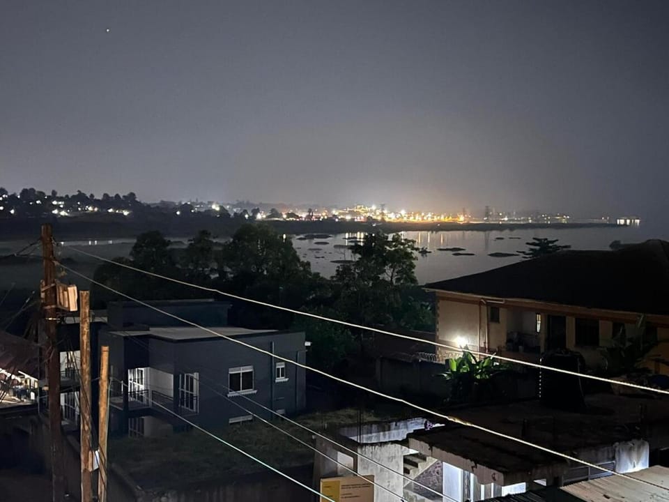 Night, Natural landscape, City view, Lake view