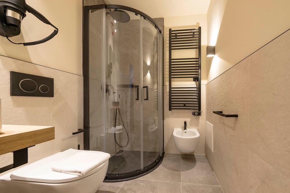 Shower, Toilet, Bathroom, bidet, towels