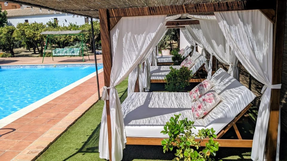 Spring, Day, Garden view, Mountain view, Pool view, Swimming pool