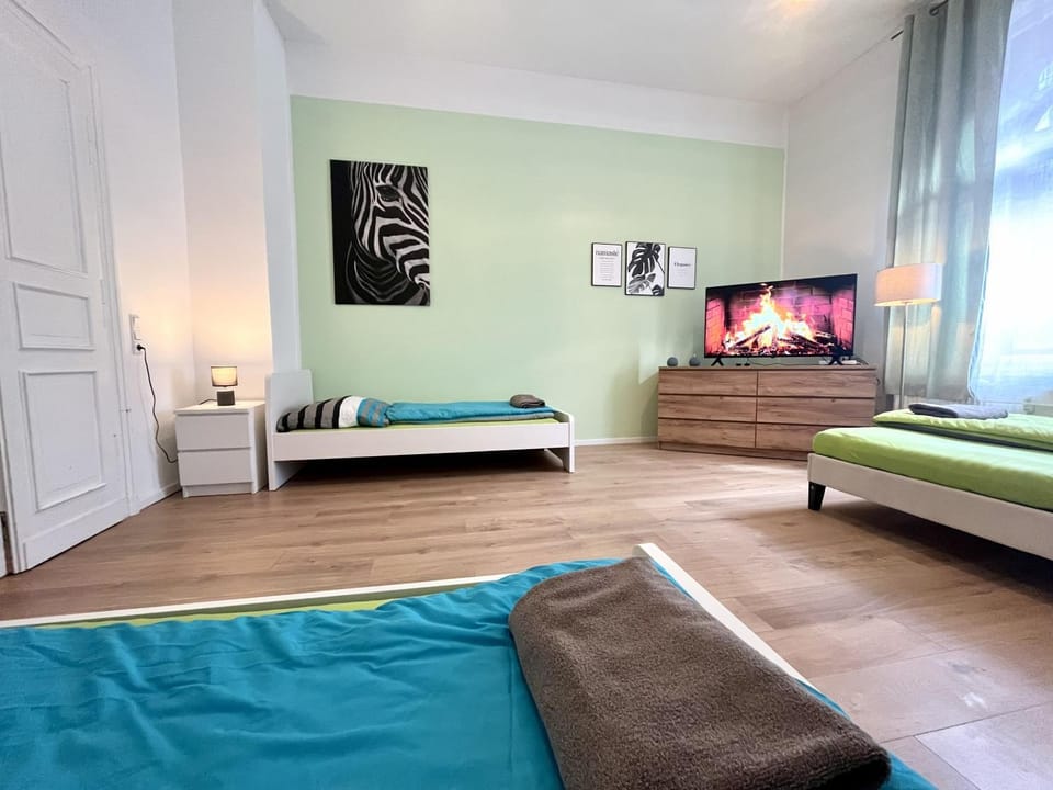 Großzügiges Apartment mit PKW-Stellplatz, Monteursunterkunft Apartment in Leipzig