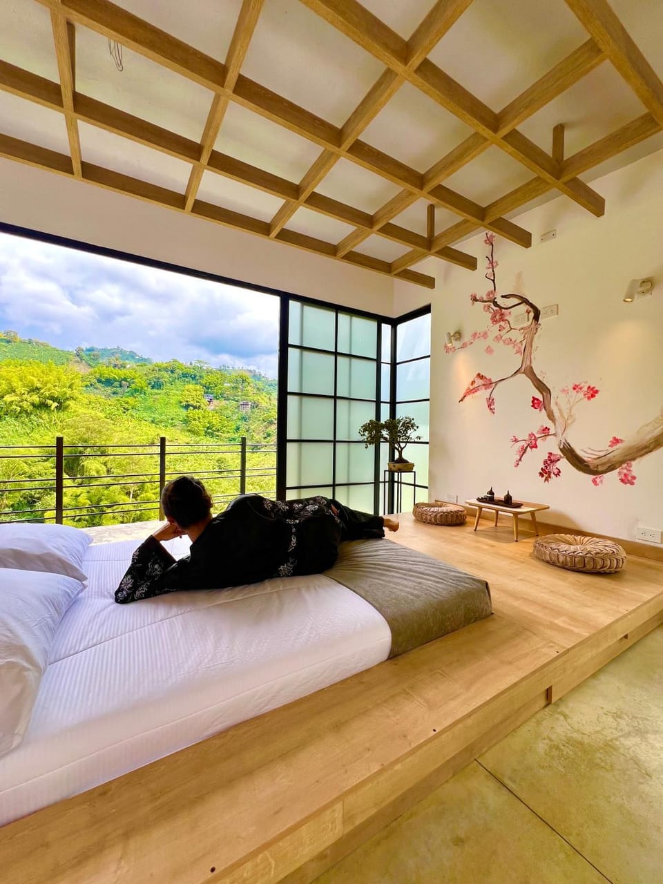 Bedroom, Mountain view