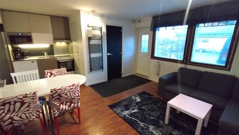Kitchen or kitchenette, Living room, Seating area, Dining area, Quiet street view