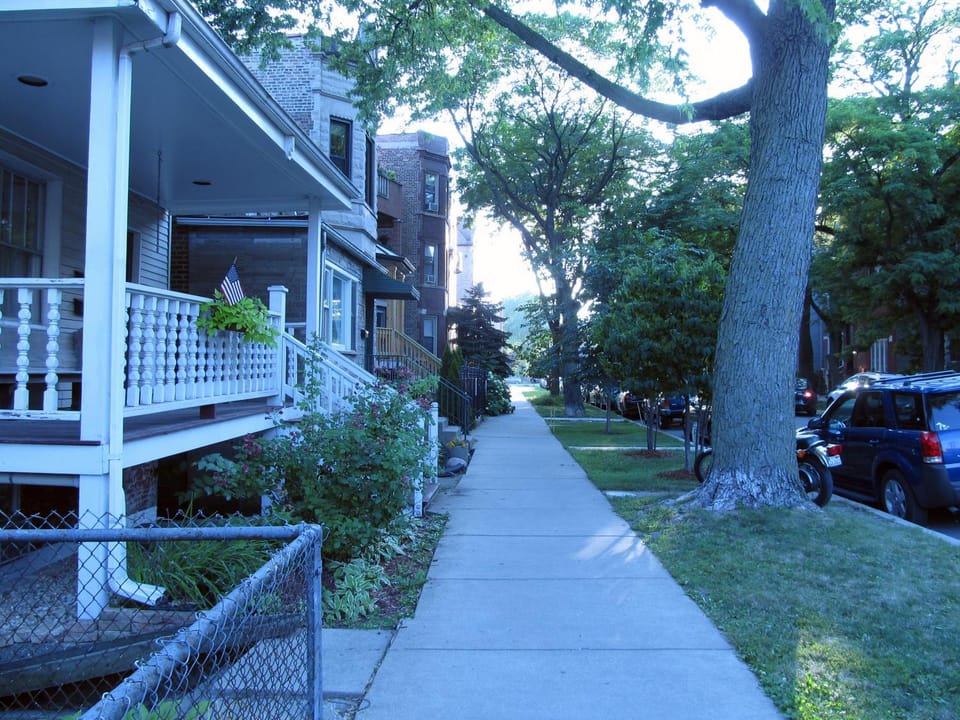 Quiet street view