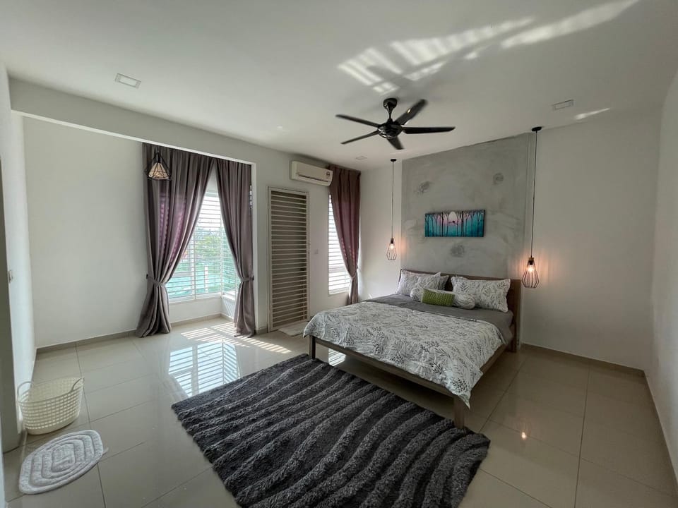 Bed, Bedroom, air conditioner