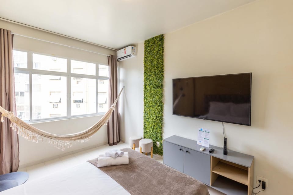 Studio Copa, portaria 24 horas a 270m da praia Apartment in Rio de Janeiro