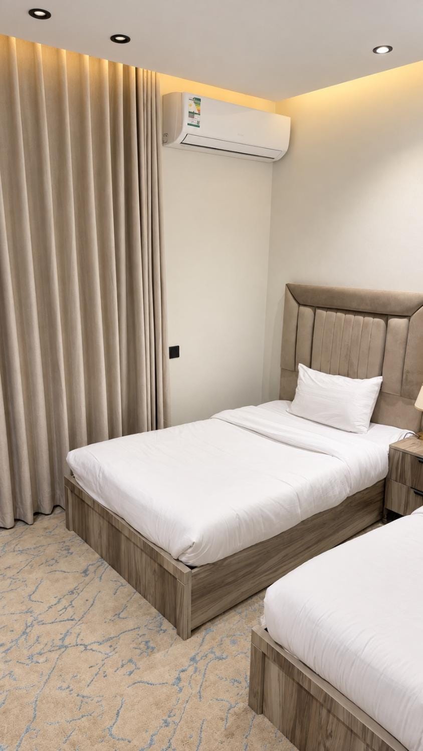 شقة غرفة وصالة بسريرين منفردين في وسط الرياض بموقع هادئ ومميز Apartment in Riyadh
