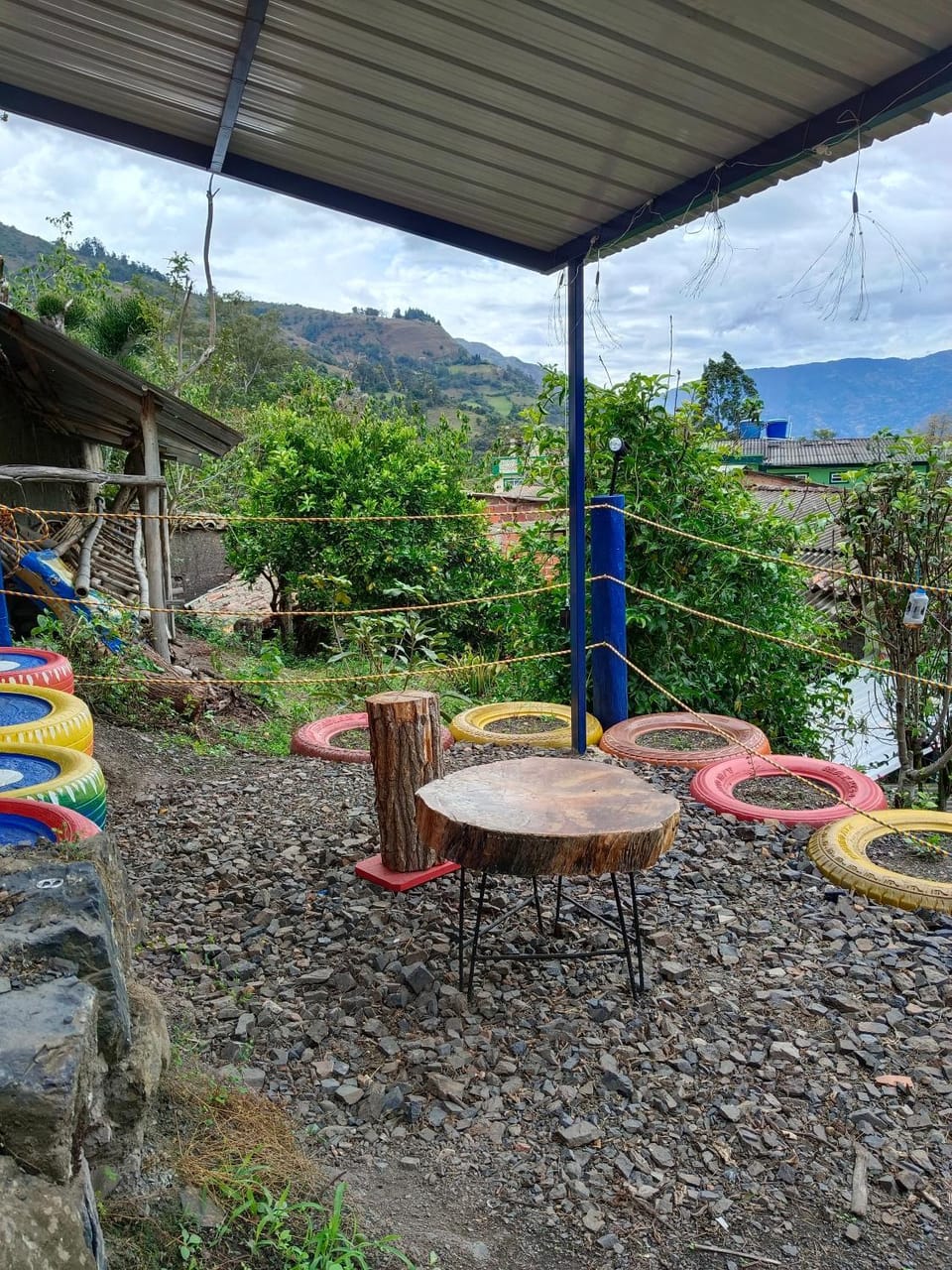 Garden, Mountain view