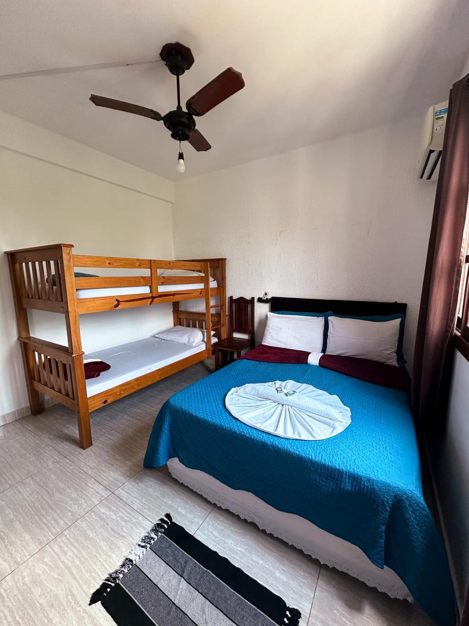 Bed, Bedroom, air conditioner