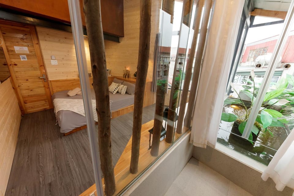 Bed, View (from property/room), Balcony/Terrace, Photo of the whole room, Bedroom