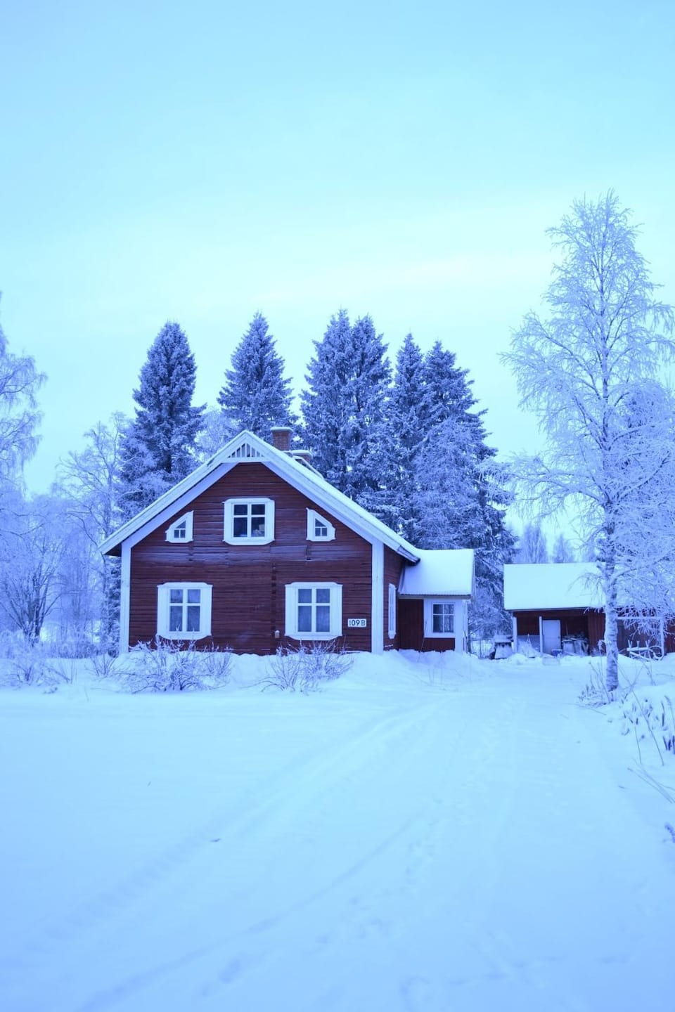 Property building, Day, Winter