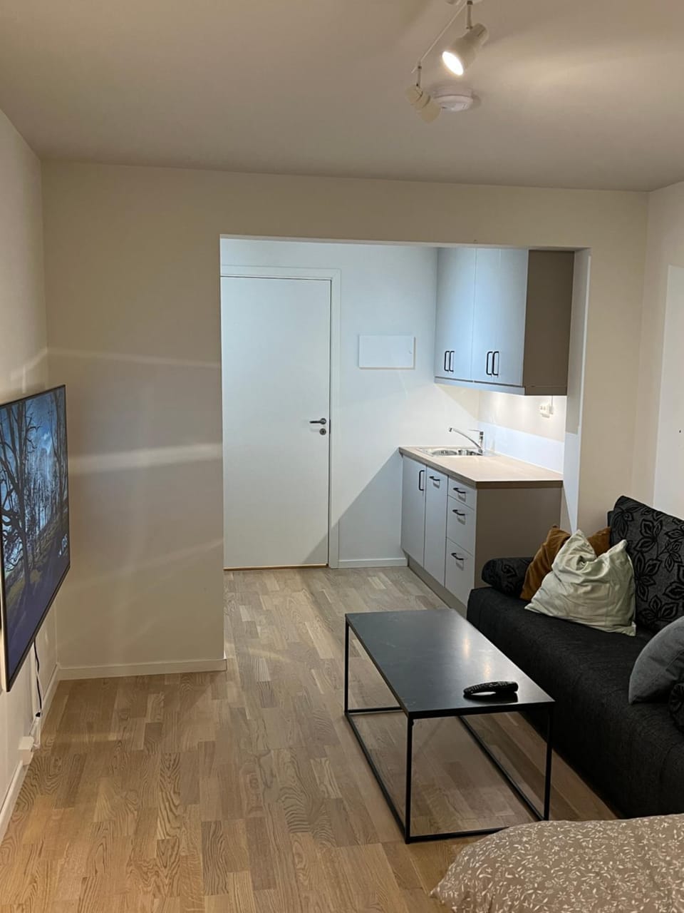 TV and multimedia, Kitchen or kitchenette, Living room, Seating area, Dining area