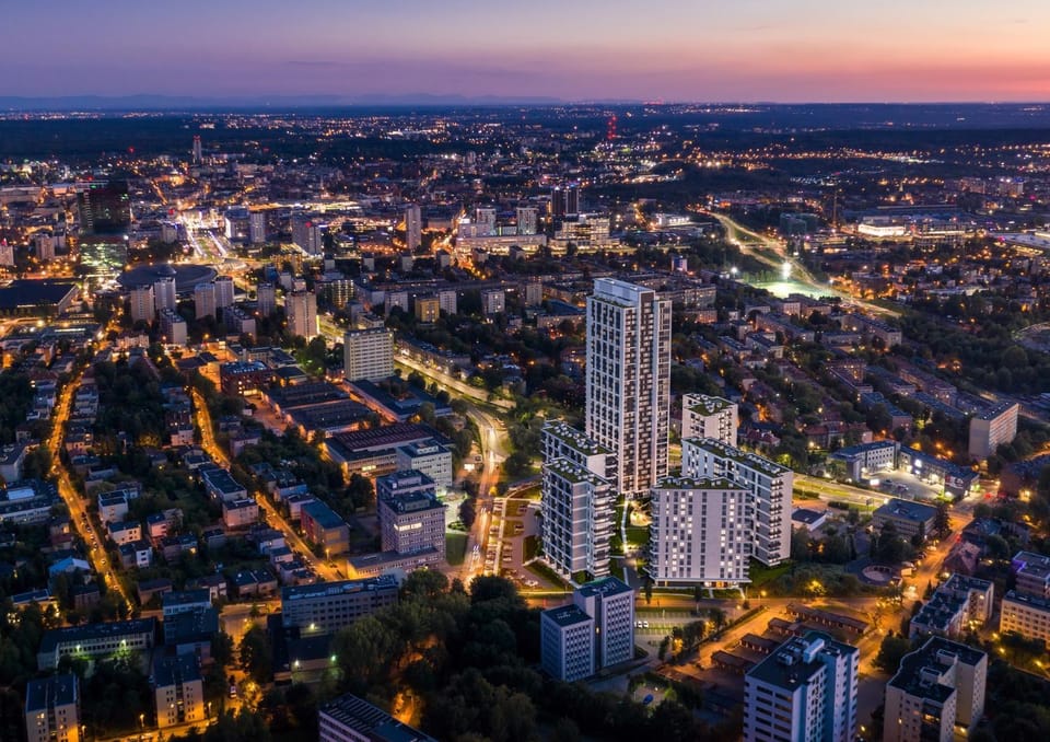 Property building, Bird's eye view, View (from property/room), City view, Landmark view