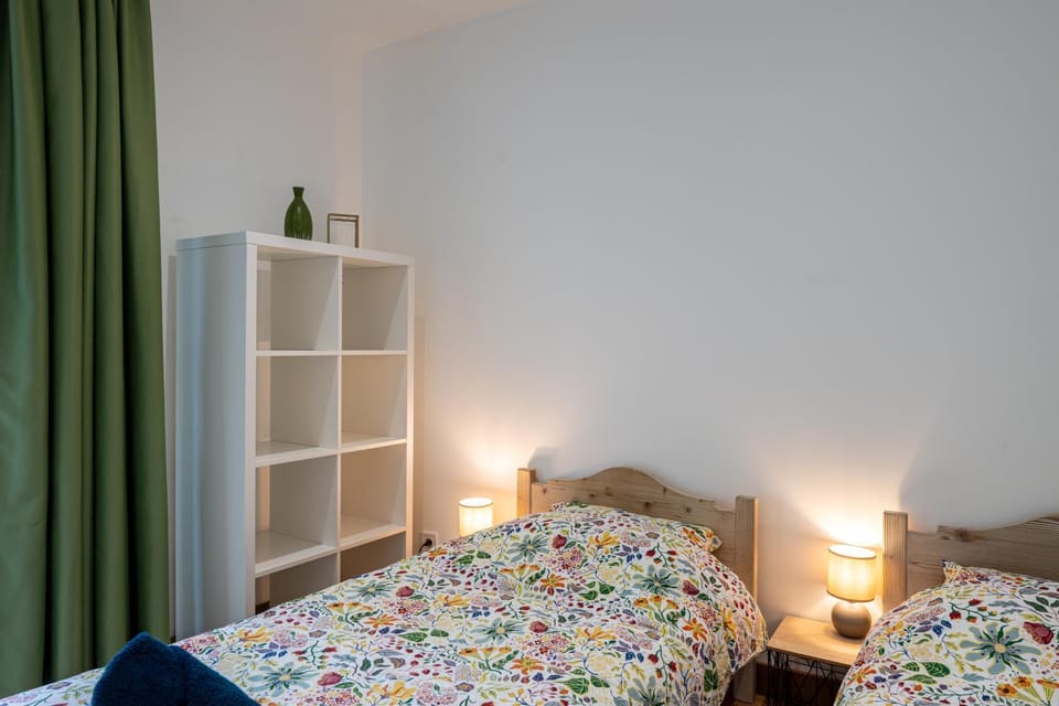 Property building, Living room, Bedroom