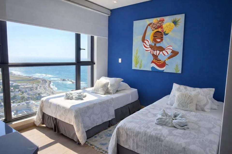 NEW! Ocean & City 360views 25FL FREE Airport pick up BY IMZ Apartment in Cartagena